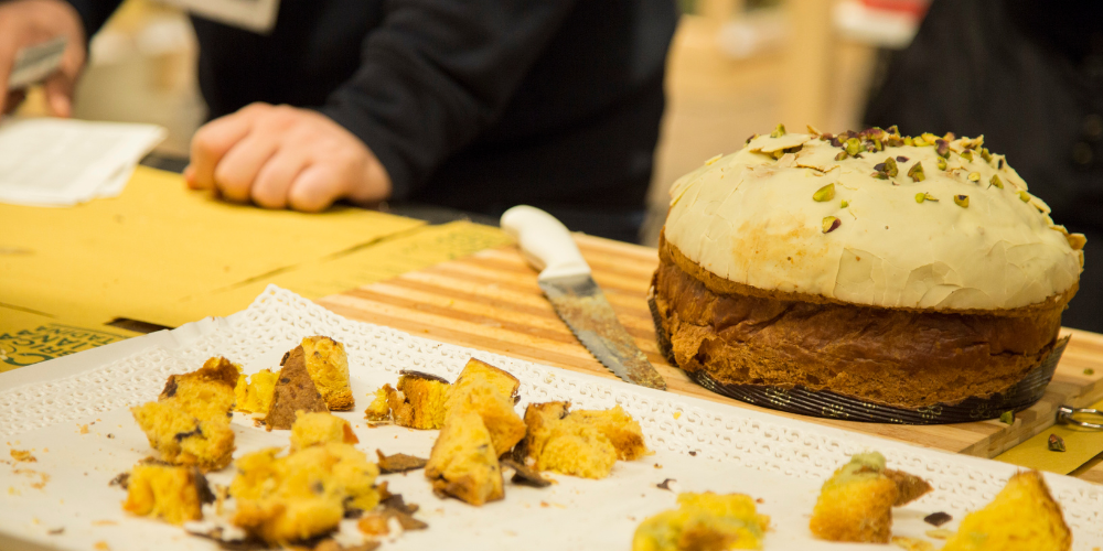 Panettone mit Pistaziencreme