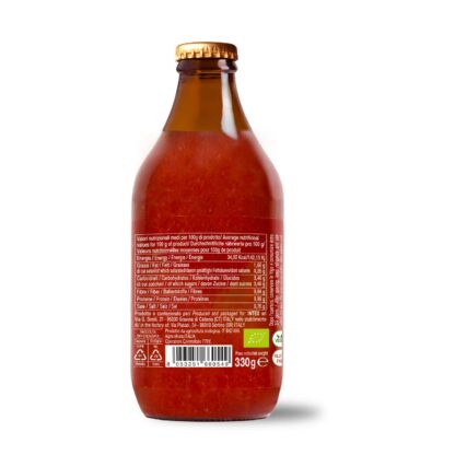 cherry sauce whit peppers label