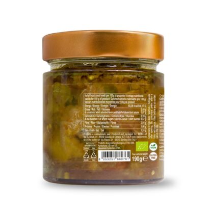 caponata siciliana etichetta