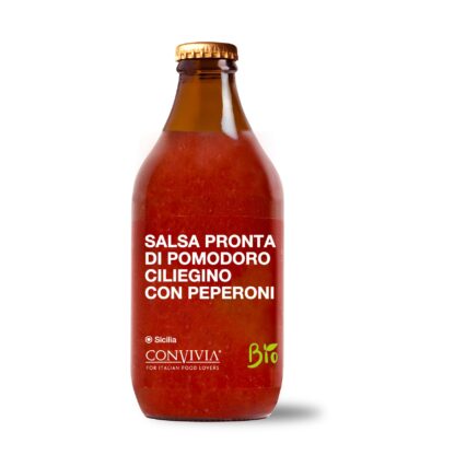 Salsa di pomodoro ciliegino con peperoni