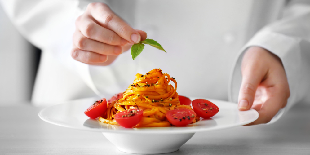 linguine arrabbiata e pomodorini